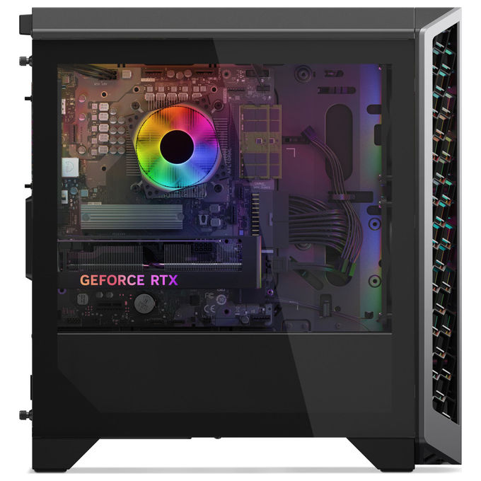 Lenovo 91DF009DYD LOQ Tower PC Gaming AMD Ryzen 7 8745HX 16 GB DDR5 512 GB SSD NVMe RTX 5050 8 GB Win 11 Home colore Nero