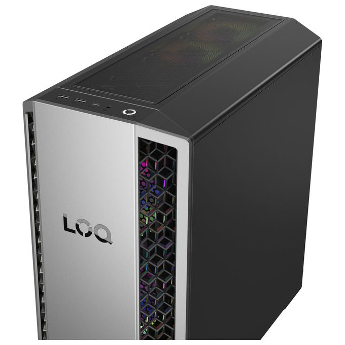 Lenovo 91DF009DYD LOQ Tower PC Gaming AMD Ryzen 7 8745HX 16 GB DDR5 512 GB SSD NVMe RTX 5050 8 GB Win 11 Home colore Nero