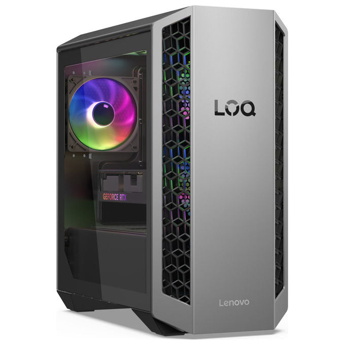 Lenovo 91DF009DYD LOQ Tower PC Gaming AMD Ryzen 7 8745HX 16 GB DDR5 512 GB SSD NVMe RTX 5050 8 GB Win 11 Home colore Nero