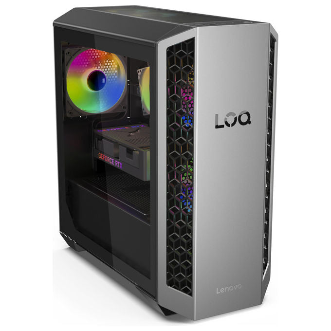 Lenovo 91DF009DYD LOQ Tower PC Gaming AMD Ryzen 7 8745HX 16 GB DDR5 512 GB SSD NVMe RTX 5050 8 GB Win 11 Home colore Nero