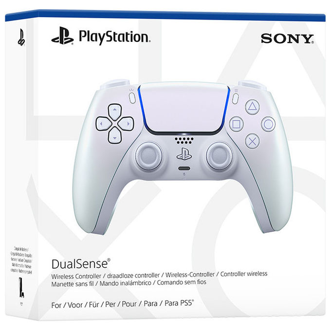 Sony CFI-ZCT1W DualSense v3 Controller Wireless Gamepad PS5 Bluetooth USB-C colore Perlato