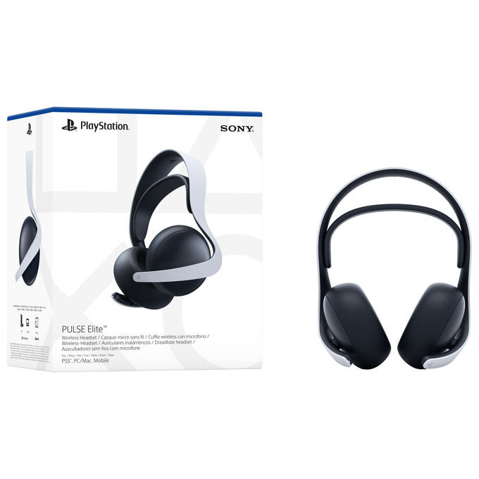Sony 1000047820 PULSE Elite Cuffie Gaming Wireless Bluetooth Microfono Retrattile AI Autonomia 30h colore Bianco