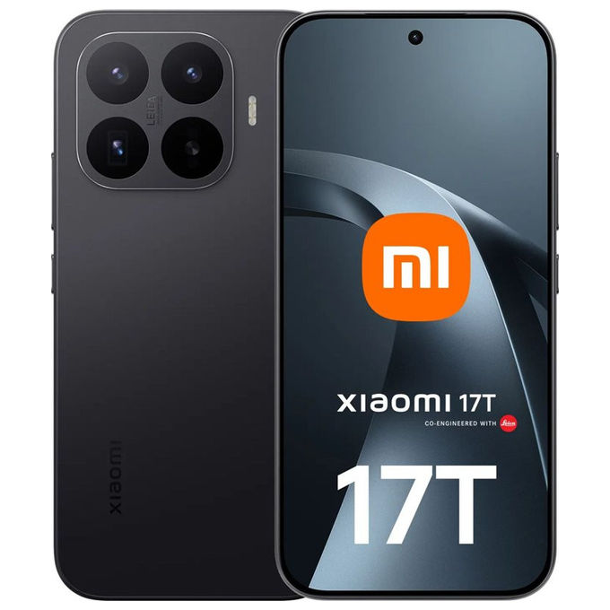 Xiaomi 17T Smartphone 5G 6.59'' P-OLED 12 GB 256 GB MediaTek Dimensity 8500 Ultra IP68 NFC colore Nero