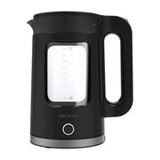 Cecotec 01439 Thermosense 330 Glassy Bollitore elettrico 1.7 L 2200 W Keep Warm filtro anticalcare base 360° colore Nero