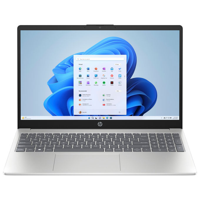 HP 15-FC0120NL Computer portatile 39,6 cm Full HD AMD Athlon Silver 7120U 4GB RAM 128GB SSD Windows 11 Home colore Argento