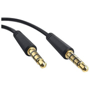 Redline Cavo audio stereo Jack 3,5 mm Maschio Maschio 3 m connettore placcato oro 24K doppia schermatura
