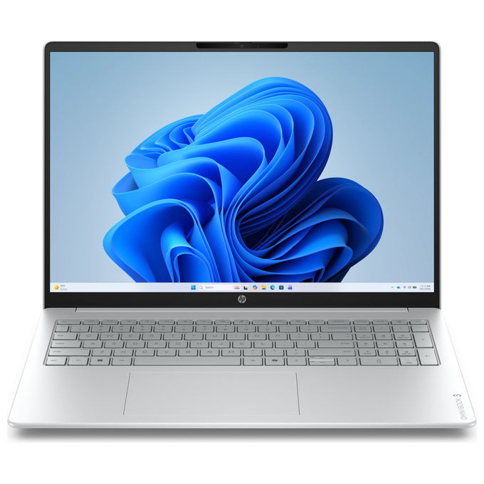 HP D70E9EA OmniBook 3 Notebook 16'' 2K IPS AMD Ryzen 5 N150 8 GB DDR5 512 GB SSD NVMe Wi-Fi 6 Windows 11 Home colore Argento