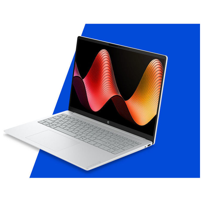 HP D70E9EA OmniBook 3 Notebook 16'' 2K IPS AMD Ryzen 5 N150 8 GB DDR5 512 GB SSD NVMe Wi-Fi 6 Windows 11 Home colore Argento
