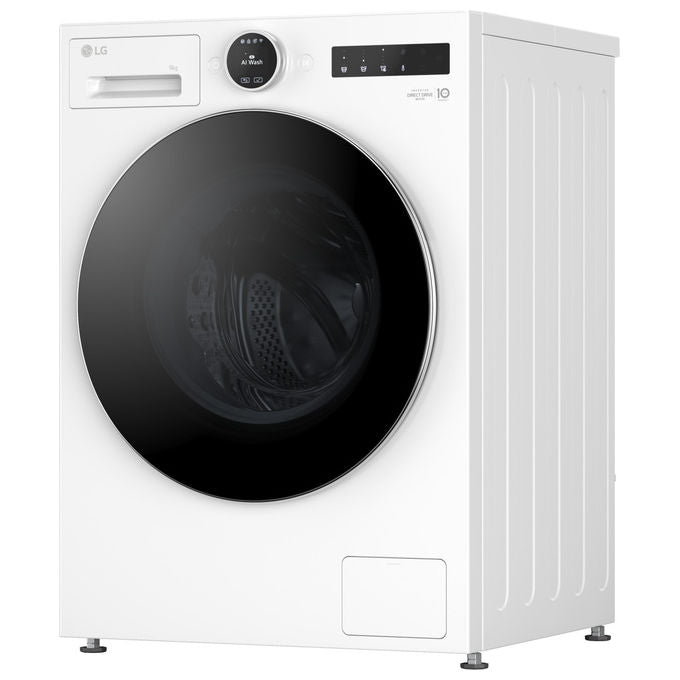 LG F4X9009TWCE Serie X9 Lavatrice Frontale 9 Kg 1400 rpm Classe A Wi-Fi AI Wash TurboWash 360 Steam+ (85x60x56 cm) colore Bianco