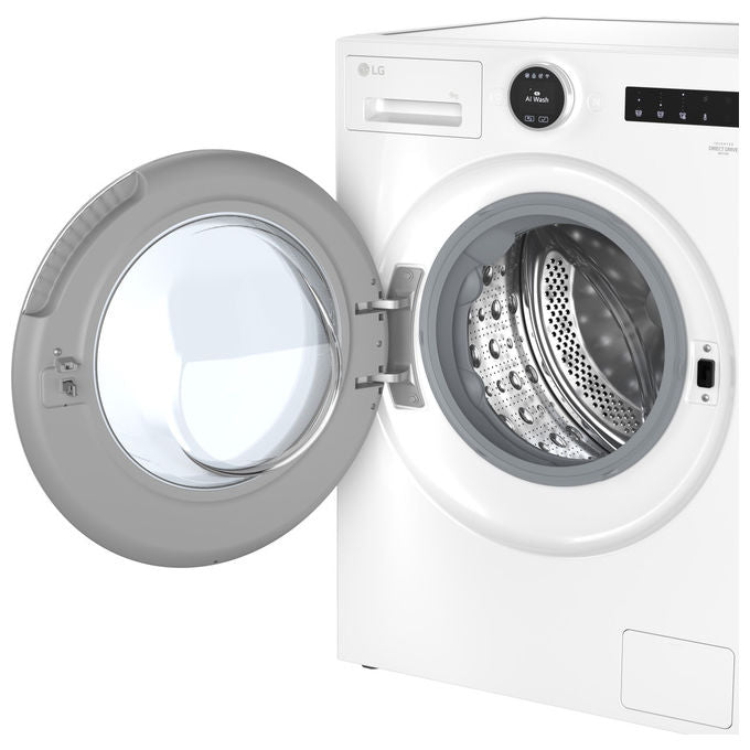 LG F4X9009TWCE Serie X9 Lavatrice Frontale 9 Kg 1400 rpm Classe A Wi-Fi AI Wash TurboWash 360 Steam+ (85x60x56 cm) colore Bianco