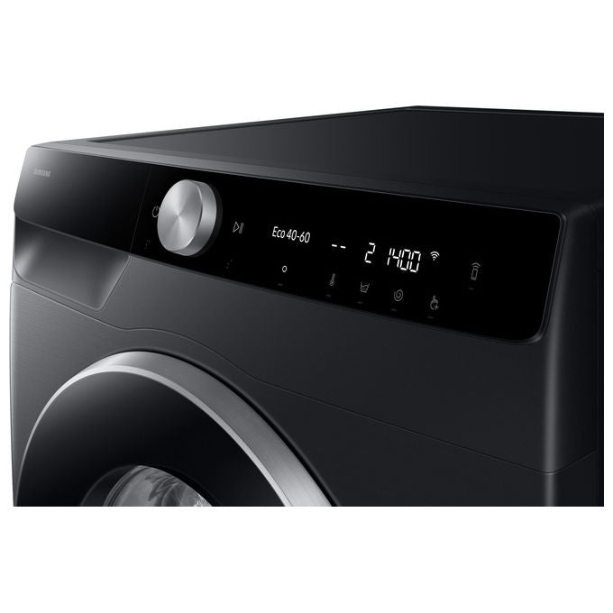 Samsung WW10FG6U94LBU3 AI Control Lavatrice Carica Frontale 10 Kg 1351 rpm Classe A Ecodosatore WiFi Vapore (85x60x56 cm) colore Nero