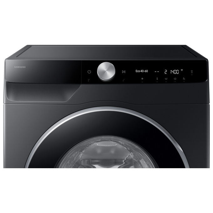 Samsung WW10FG6U94LBU3 AI Control Lavatrice Carica Frontale 10 Kg 1351 rpm Classe A Ecodosatore WiFi Vapore (85x60x56 cm) colore Nero