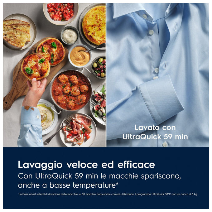 Electrolux EW7F411BG3 Serie 700 Lavatrice Frontale 11 Kg 1400 rpm Classe A Inverter SteamCare 14 Programmi (85x60x64 cm) colore Bianco