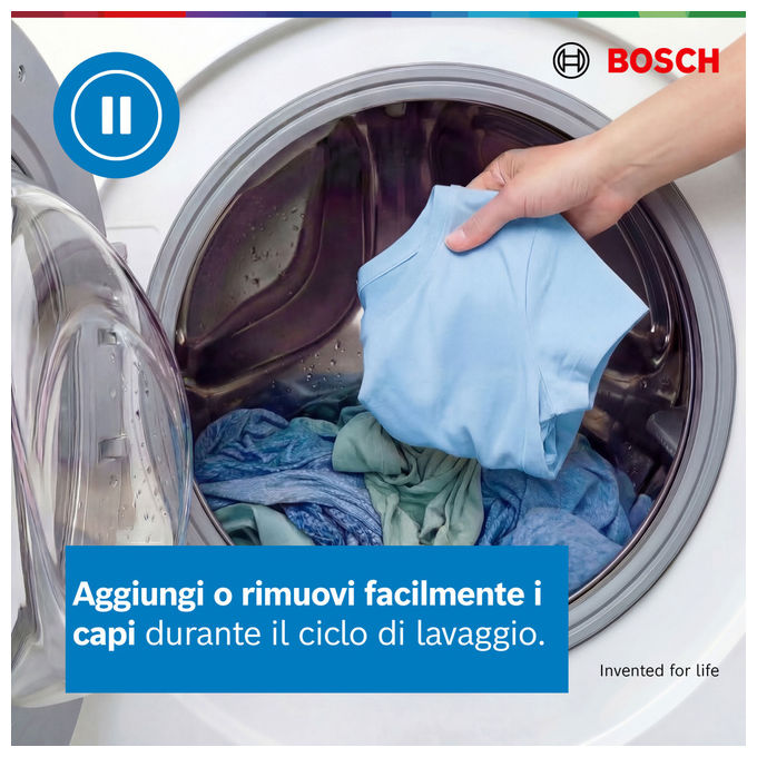 Bosch WGG244Z0IT Serie 6 Lavatrice Carica Frontale 9 Kg 1400 rpm Classe A 71 dB ActiveWater Plus (84x59.8x58.8 cm) colore Bianco