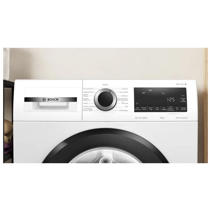 Bosch WGG244Z0IT Serie 6 Lavatrice Carica Frontale 9 Kg 1400 rpm Classe A 71 dB ActiveWater Plus (84x59.8x58.8 cm) colore Bianco