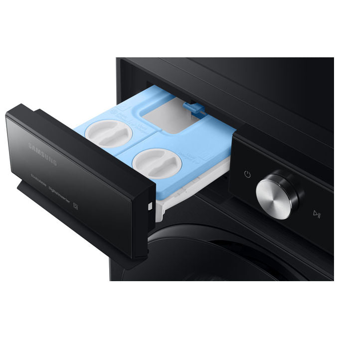 Samsung WW90DB8U95GB QuickDrive 8000 Lavatrice Frontale 9 Kg 1400 rpm Classe A Wi-Fi Vapore Ecodosatore (85x60x60 cm) colore Nero