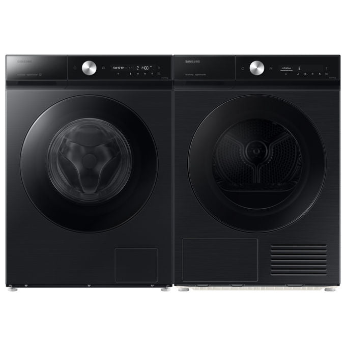 Samsung WW90DB8U95GB QuickDrive 8000 Lavatrice Frontale 9 Kg 1400 rpm Classe A Wi-Fi Vapore Ecodosatore (85x60x60 cm) colore Nero