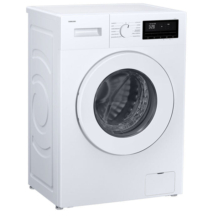 Samsung WW70FG3M05TWET Serie 3000 Lavatrice Slim 7 Kg 1400 rpm Classe A Motore Inverter Vapore (85x60x45 cm) colore Bianco