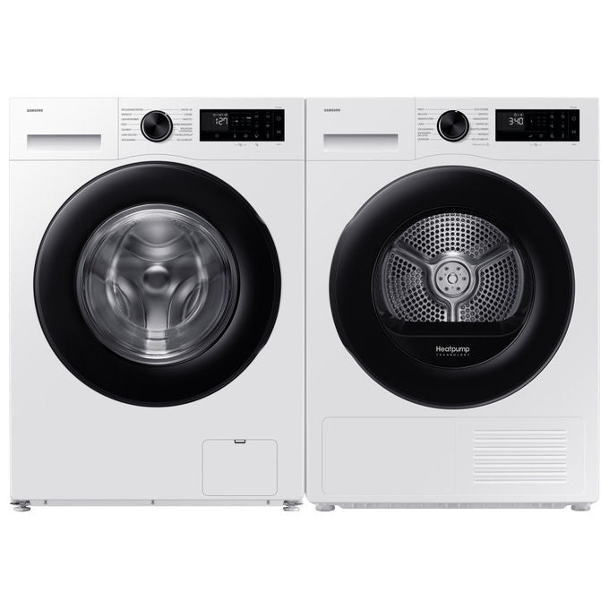 Samsung WW10FG5U34AEET Crystal Clean Lavatrice Carica Frontale 10 Kg 1400 rpm Classe A Wi-Fi Vapore EcoBubble (85x60x57.5 cm) colore Bianco