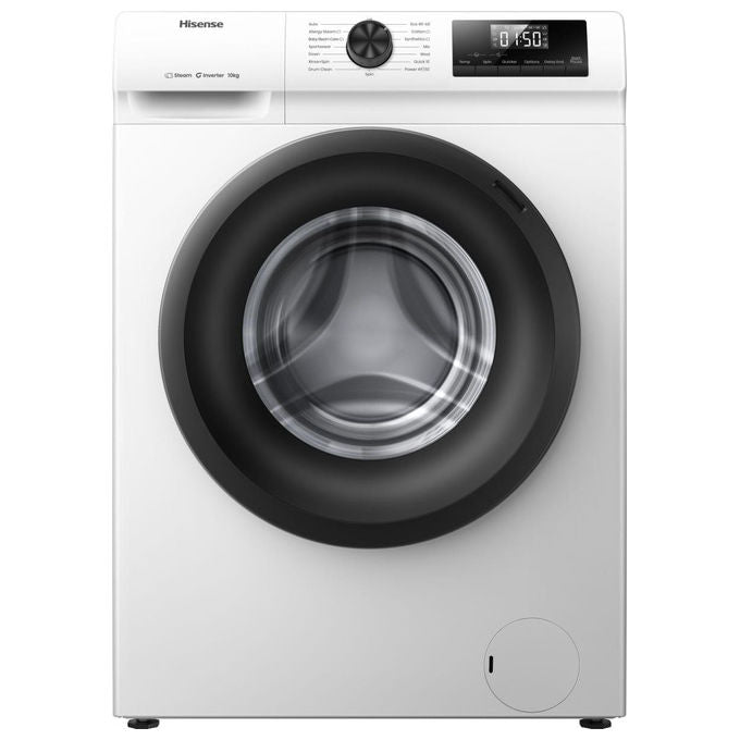 Hisense WF1Q1041BW Lavatrice Carica Frontale 10 Kg 1400 rpm Classe A Vapore Inverter 15 Programmi (84,5x59,5x55 cm) colore Bianco