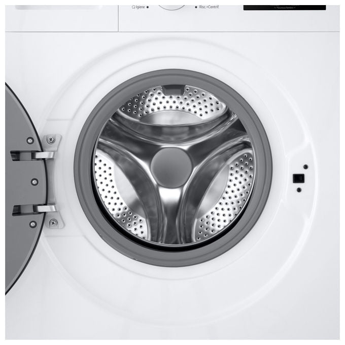 LG F4NA10S7NWK Lavatrice Slim 7 Kg 1400 rpm Classe A Vapore Igienizzante Cestello Bolle (85x60x47 cm) colore Bianco