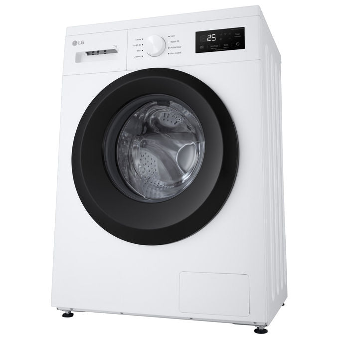 LG F4NA10S7NWK Lavatrice Slim 7 Kg 1400 rpm Classe A Vapore Igienizzante Cestello Bolle (85x60x47 cm) colore Bianco
