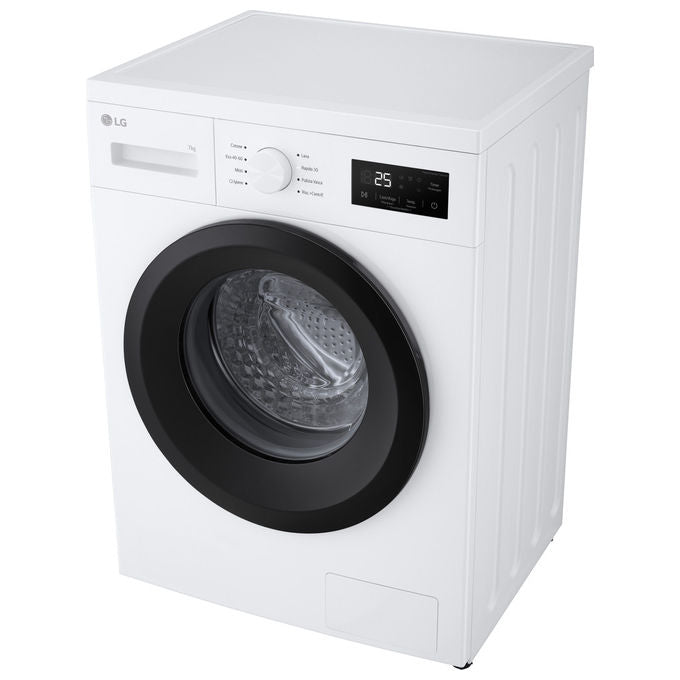 LG F4NA10S7NWK Lavatrice Slim 7 Kg 1400 rpm Classe A Vapore Igienizzante Cestello Bolle (85x60x47 cm) colore Bianco