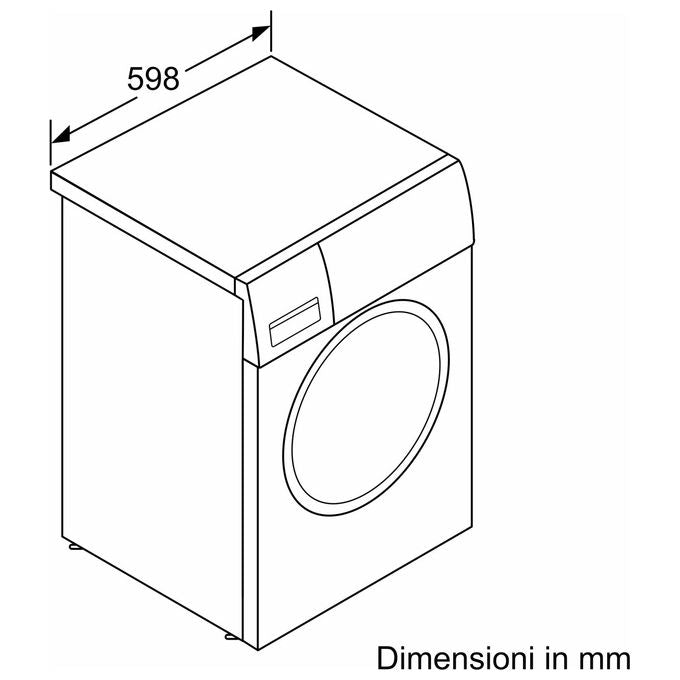 Bosch WGG254Z6II Serie 6 Lavatrice Frontale 10 Kg 1400 rpm Classe A ActiveWater Plus SpeedPerfect (85x60x59 cm) colore Bianco