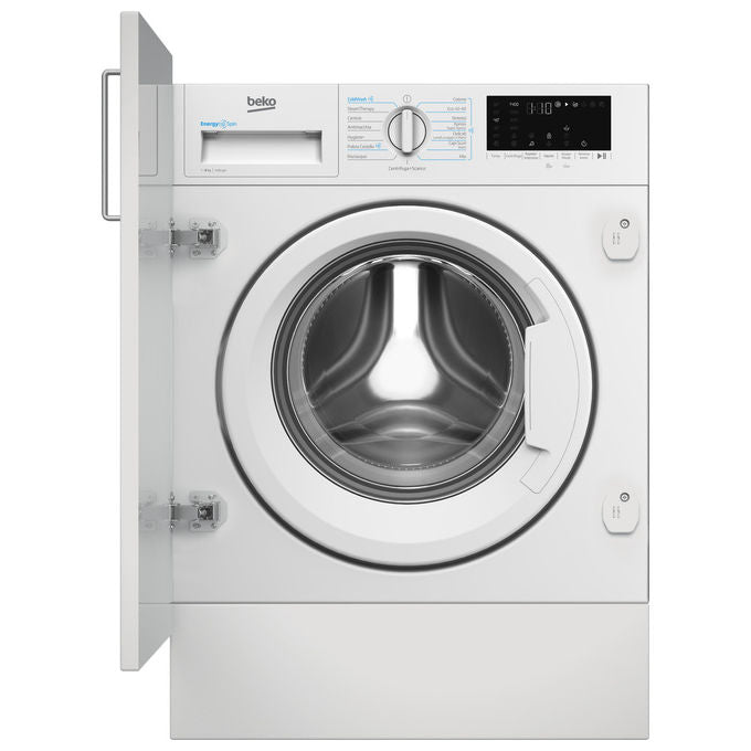 Beko WIT8A4BW b300 Lavatrice da incasso 8 Kg 1400 rpm Classe A Motore Inverter 15 programmi (82x60x55 cm) colore Bianco