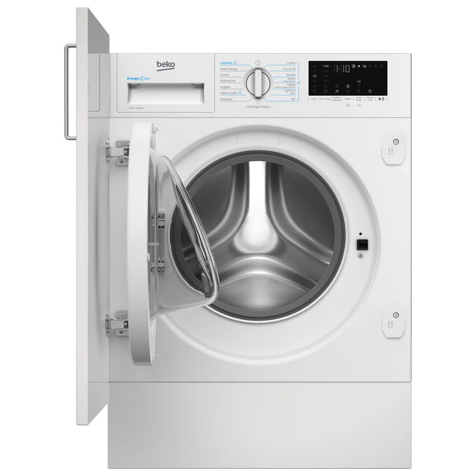 Beko WIT8A4BW b300 Lavatrice da incasso 8 Kg 1400 rpm Classe A Motore Inverter 15 programmi (82x60x55 cm) colore Bianco