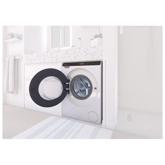 Candy CW50-BP12307GU-S ProWash 700 Mini Lavatrice Compatta 5 Kg 1200 rpm Classe A Inverter Wi-Fi (70x51x49 cm) colore Bianco