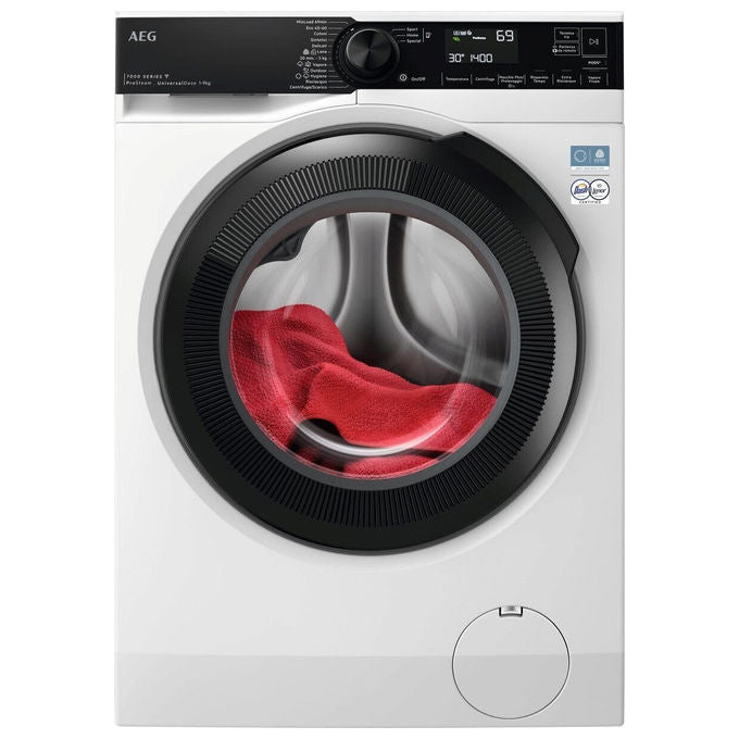 AEG LR7FH94VY Serie 7000 Lavatrice Carica Frontale 9 Kg 1400 rpm Classe A ProSteam Wi-Fi 74 dB (85x60x57 cm) colore Bianco