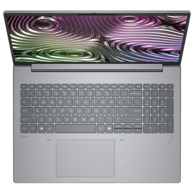 HP B72V3ET ZBook X G1i Workstation Mobile 16'' Intel Core Ultra 9 285H 32GB DDR5 1TB SSD NVIDIA RTX PRO 1000 Blackwell 8GB Wi-Fi 7 Windows 11 Pro colore Argento