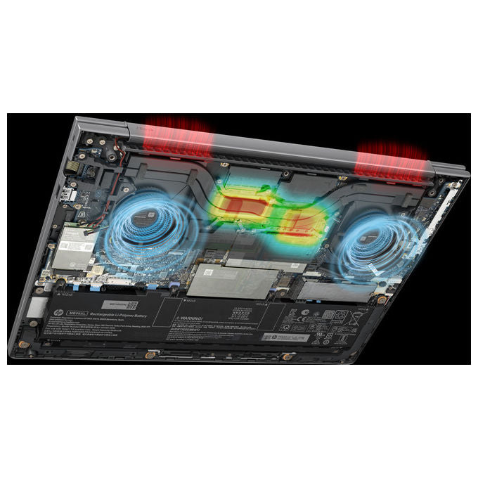 HP B72V3ET ZBook X G1i Workstation Mobile 16'' Intel Core Ultra 9 285H 32GB DDR5 1TB SSD NVIDIA RTX PRO 1000 Blackwell 8GB Wi-Fi 7 Windows 11 Pro colore Argento
