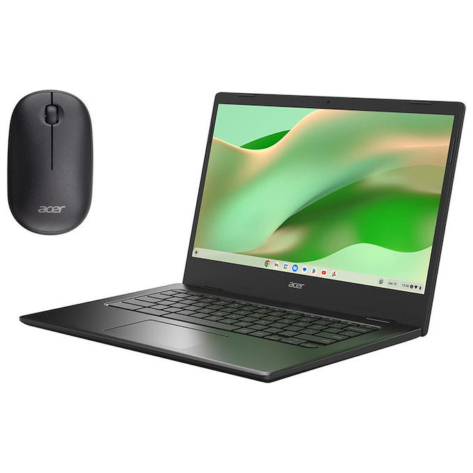 Acer NX.J37ET.001 Chromebook 314 Intel Celeron N4500 14'' Full HD 4 GB RAM 64 GB eMMC ChromeOS Mouse Wireless colore Nero