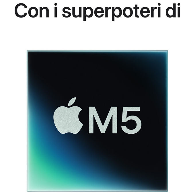 Apple MDE04T-A MacBook Pro Notebook 14'' Chip M5 10 core CPU 10 core GPU 16GB 512GB SSD colore Nero Siderale