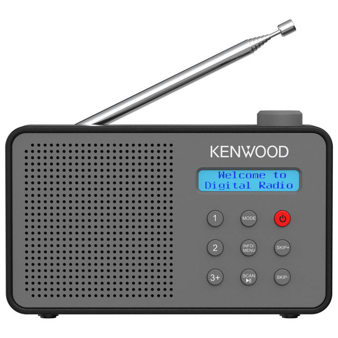 Kenwood CR-M25DAB-B Radiosveglia DAB+ FM Bluetooth 5.3 Dual Alarm Sleep Timer ASA 30 Preset Batteria Li-ion colore Nero