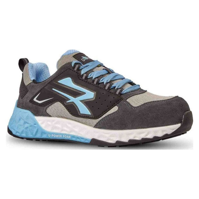 U-power RT20016 Red Stratos Scarpe Antinfortunistiche Basse S1PS HI HRO FO ESD SR Metalfree colore Nero Grigio
