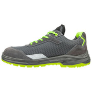 Albatros 647340 AXIS GREEN Scarpe Antinfortunistiche Basse S1P FO SR Puntale in Acciaio Lamina in Acciaio Tomaia in Microfibra Suola Antiscivolo colore Grigio Verde