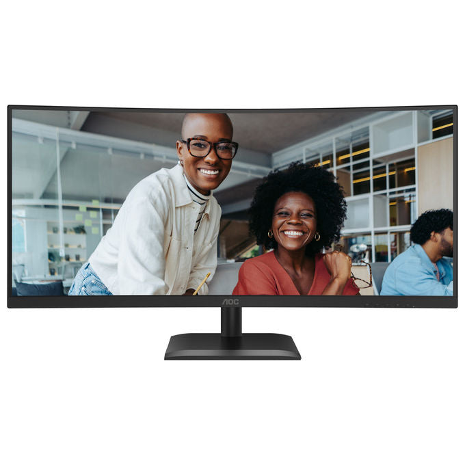 AOC CU34E4CV Monitor PC 34'' Curvo VA UWQHD 21:9 120Hz HDR10 USB-C 90W KVM FreeSync colore Nero