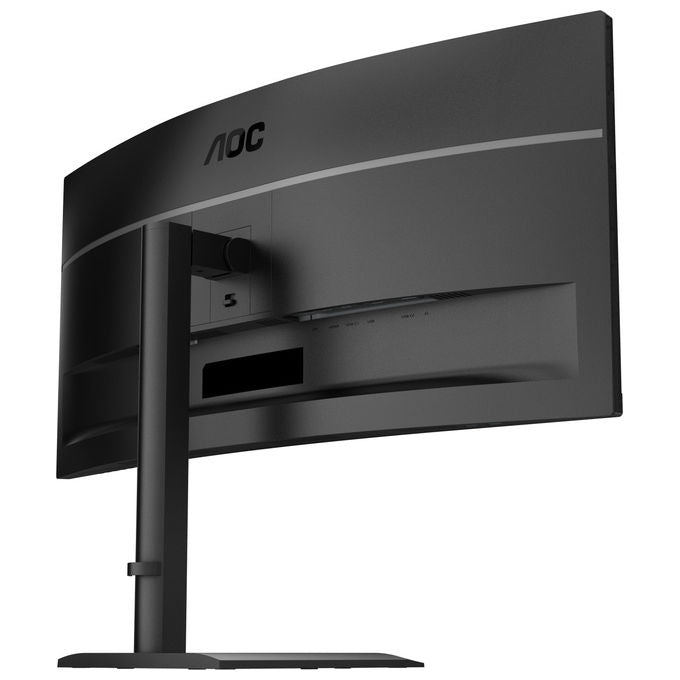 AOC CU34E4CV Monitor PC 34'' Curvo VA UWQHD 21:9 120Hz HDR10 USB-C 90W KVM FreeSync colore Nero