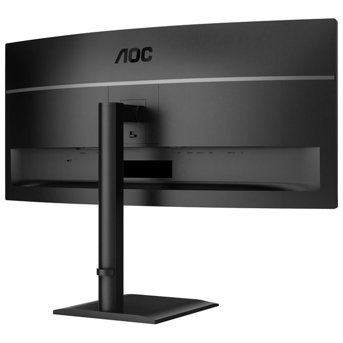 AOC CU34E4CV Monitor PC 34'' Curvo VA UWQHD 21:9 120Hz HDR10 USB-C 90W KVM FreeSync colore Nero