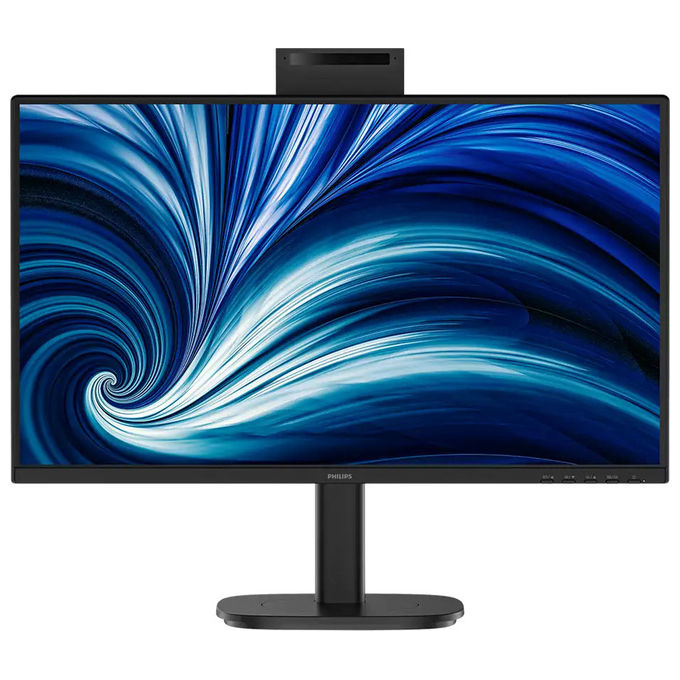 Philips 24B2N3200JH-00 Serie 3000 Monitor PC 23.8'' IPS Full HD 1920x1080 120Hz 4ms Webcam 5MP Altoparlanti USB Hub VESA colore Nero