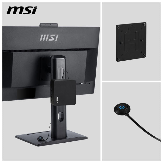 MSI CUBI NUC AI+ 3MG-003EU Mini PC Intel Core Ultra 7 355 16 GB DDR5 SSD 1 TB NVMe Wi-Fi 7 Thunderbolt 4 Windows 11 Pro colore Nero