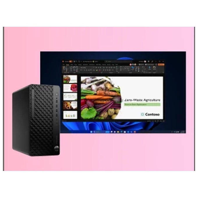 HP D5BC8ET EliteDesk 8 Tower G1i PC Desktop AI Intel Core Ultra 7 265 32 GB DDR5 1 TB SSD NVMe Wi-Fi 7 Windows 11 Pro colore Nero