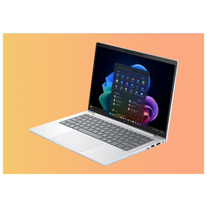 HP D76L9ET EliteBook 8 G1i Notebook 14'' Intel Core Ultra 5 16 GB RAM 512 GB SSD Wi-Fi 7 Windows 11 Pro colore Argento
