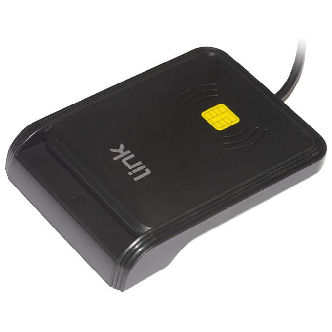 Link LKNFC2 Lettore Smart Card NFC Contactless CIE CRS CNS USB 2.0 colore Nero