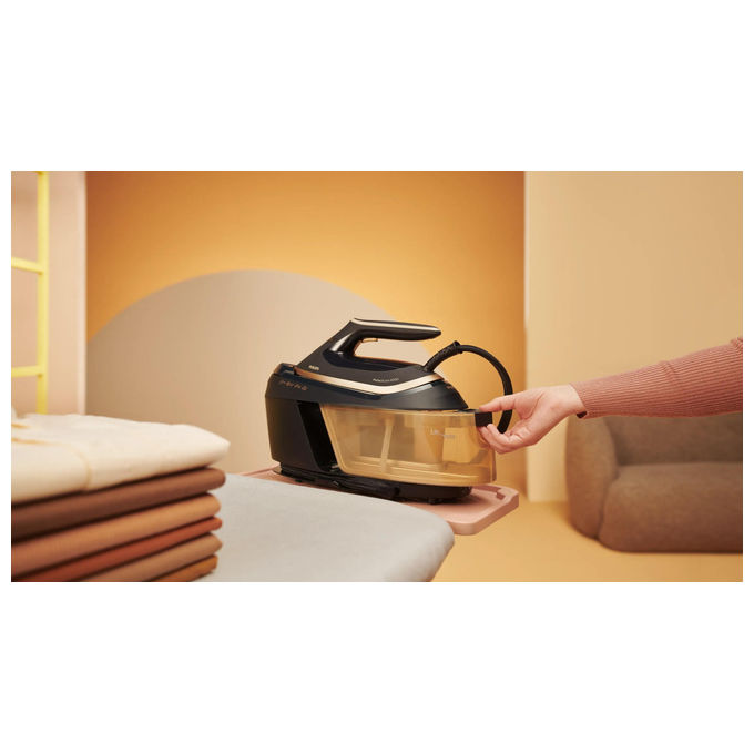 Philips PSG6064-80 PerfectCare 6000 Series Ferro Generatore di Vapore 2400 W 8 bar 600 g-min OptimalTEMP SteamGlide Advanced colore Nero Oro
