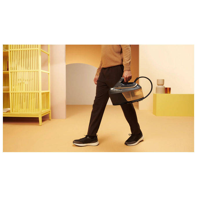 Philips PSG6064-80 PerfectCare 6000 Series Ferro Generatore di Vapore 2400 W 8 bar 600 g-min OptimalTEMP SteamGlide Advanced colore Nero Oro