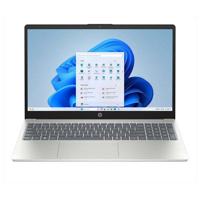 HP 15-FD0123NL Computer portatile Intel Core 3 100U 15.6'' 8 GB DDR5 512 GB SSD Wi-Fi 6 colore Argento